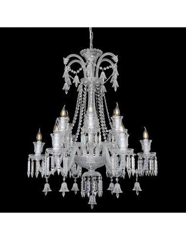baccarat-chandelier-with-white-crystals